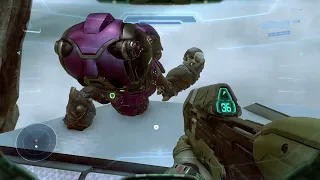Halo 5 - Punting a Grunt.