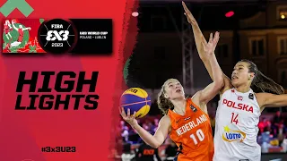 Poland 🇵🇱 vs Netherlands 🇳🇱 | Women Final | Highlights | FIBA 3x3 U23 World Cup 2023