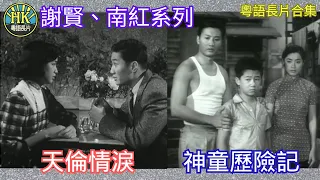 《粵語長片合集》天倫情淚 (1959)/神童歷險記 (1961)｜謝賢｜南紅｜香港電影｜香港粵語電影｜粵語中字