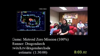 Metroid: Zero Mission (100%) by Dragondarch in 1:22:59 - AGDQ 2012