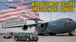 How the US Secret Service Is Transporting the World's Most Secure President Convoy