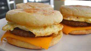 Homemade McDonald's Egg McMuffin | Egg McMuffin Recipe