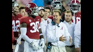 Getting yelled at by Nick Saban from Alabama players' perspective