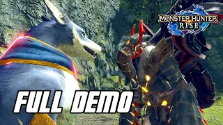 Monster Hunter Rise Demo - Full Gameplay Walkthrough (No Commentary, Switch)