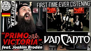 Van Canto - "Primo Victoria feat. Joakim Brodén" | ROADIE REACTIONS