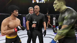 Bruce Lee vs. Green Monster (EA Sports UFC 2) - CPU vs. CPU