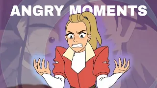 Adora's "I'm completely calm!!" moments (She-Ra s1-s5)