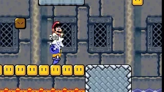 Lemmy's Castle by half level path | Super Mario World SNES
