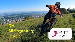 Ein Jumpin'Ghost auf dem DH Bözingenberg am 10  Mai 24