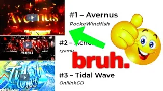 Avernus is the NEW TOP 1?! (geometry dash MEMES)