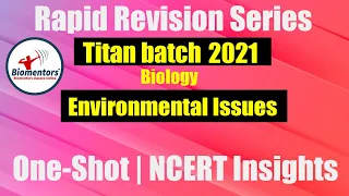 Titan Batch 2021 - Environmental Issues | Rapid Revision Series | One-Shot | NCERT Insights