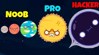 NOOB vs PRO vs HACKER - Planets Merge