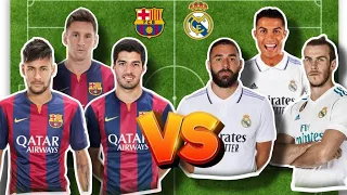 "Battle of the Titans: Messi, Suarez, Neymar vs Bale, Benzema, Cristiano"