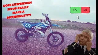 HOW IMPORTANT IS THE RIGHT SUSPENSION SETUP | Husqvarna TE 300 Suspension