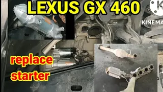 LEXUS GX 460 replace starter motor