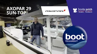 Axopar 29 Sun-Top Walkaround Boot 2024