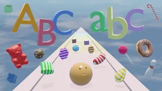 Bowling Ball ABC Song | 保齡球ABC歌 | ABCの歌 | ABC송 | เพลงABC | Bài Hát ABC | Uncle Bee TV