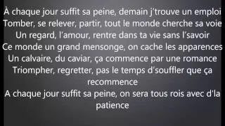 Nessbeal  - A Chaque Jour Suffit Sa Peine avec Parole/Lyrics