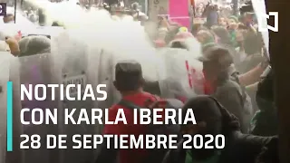 Las Noticias con Karla Iberia - 28 de Septiembre 2020