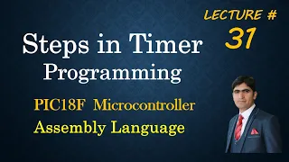 Steps in Timer programming || How to program Timer in PIC Microcontroller || Timer0 in PIC18F ||