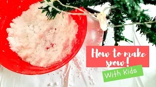 DIY SNOW WITH KIDS!!