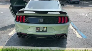 2022 Mach 1 with MBRP catback and Longtube Headers.