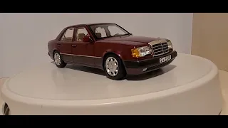 Mercedes Benz w124 500E Norev Almadin Red 1/18#diecastcollecting #diecast #music