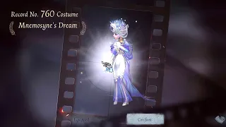 Identity V | THE PERFECT SKIN EXISTS! | Perfumer’s First SS Costume “Mnemosyne's Dream” Gameplay