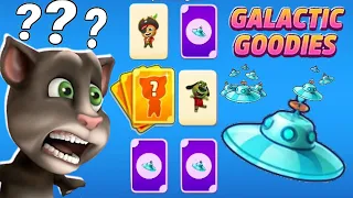 Talking Tom Gold Run Galactic Goodies Event Lucky Card Zombie Ben & Pirate Ginger vs Raccoon