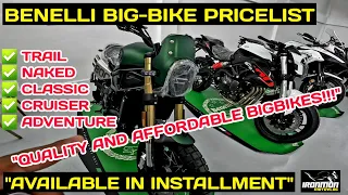 Benelli Big Bike Pricelist
