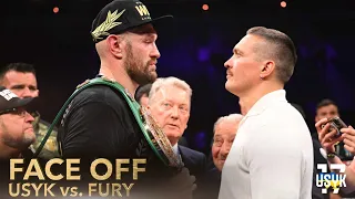 USYK vs. FURY | FACE OFF AFTER NGANNOU FIGHT