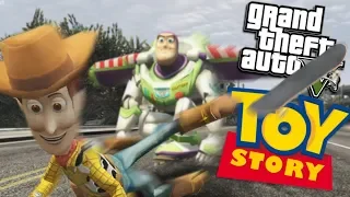 GTA 5 Mods - SKATEBOARDING TOY STORY MOD w/ BUZZ & WOODY (GTA 5 Mods Gameplay)