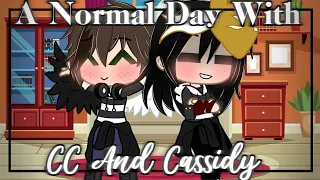 A Normal Day With CC & Cassidy | FNAF AU | 6k Special ✨ | Short Gcmm/Skit | Gacha Club