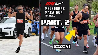 MELBOURNE MARATHON RACEDAY VLOG - Part 2 - The Almost Perfect Race!