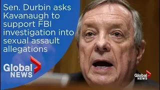 Sen. Durbin implores Kavanaugh to withdraw Supreme Court nomination