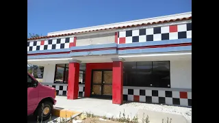 Abandoned Rally's Burger Restaurant in Corona California