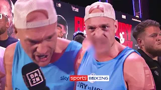Tyson Fury UNLEASHES expletive-filled rant after Usyk face-off! 🤬