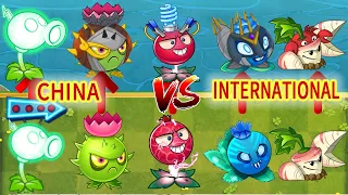 PvZ 2 All Plants Сhallenge - Chinese plants vs international plants Who Can Win？(Part 3)