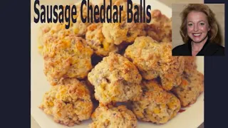 Sausage Cheddar Balls - Cheesy Sausage Biscuit Balls Recipe