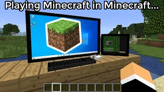 Minecraft, But It's in Minecraft