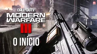 Call of Duty : Modern Warfare 3 - O INÍCIO DE GAMEPLAY da CAMPANHA, Dublado em PT-BR | PS5 4K 60fps