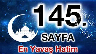 Kuran 145. sayfa / Enam Suresi 20. sayfa / yavaş okuyuş 8. cüz 145. sayfa / ok takipli 145. sayfa