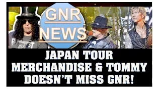 Guns N' Roses News: 2017 Japan Tour Merchandise Revealed! Tommy Stinson Doesn't Miss GNR!