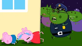 Zombie Apocalypse, Zombies Appear At The Police Jail🧟‍♀️ | Peppa Pig Funny Animation