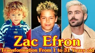 Zac Efron transformation From 1 to 31 Years old