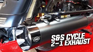 S&S Cycle vs Vance and Hines 2-1 Exhaust for H-D Touring