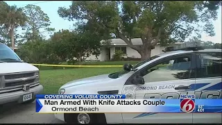 Man armed with knife attacks couple