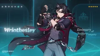 Wriothesley Theme from the Genshin Impact 4.1 Trailer