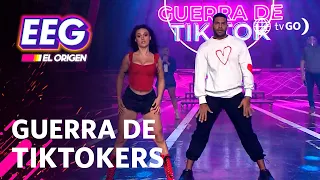 EEG El Origen: Angie Arizaga y Alejandro Pino ganaron reto de TikTok