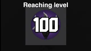 REACHING LEVEL 100 ON MURDER MYSTERY 2 - Roblox